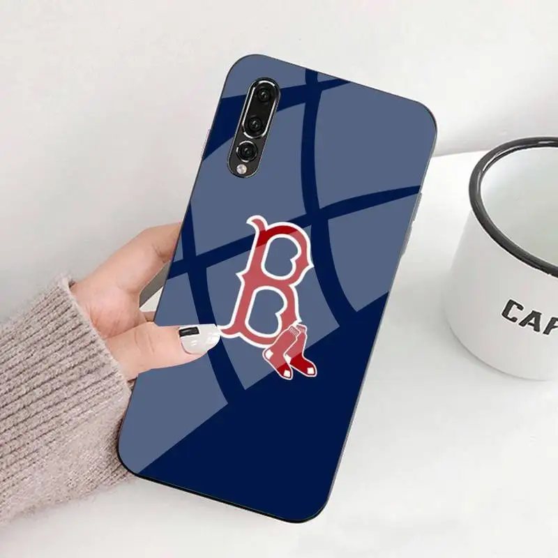 

Boston Red Sox Phone Case Tempered Glass For Huawei P9 10 Plus 20 Pro Mate9 10 20 20pro Honor7A 8X 9 10 Nova3i 5