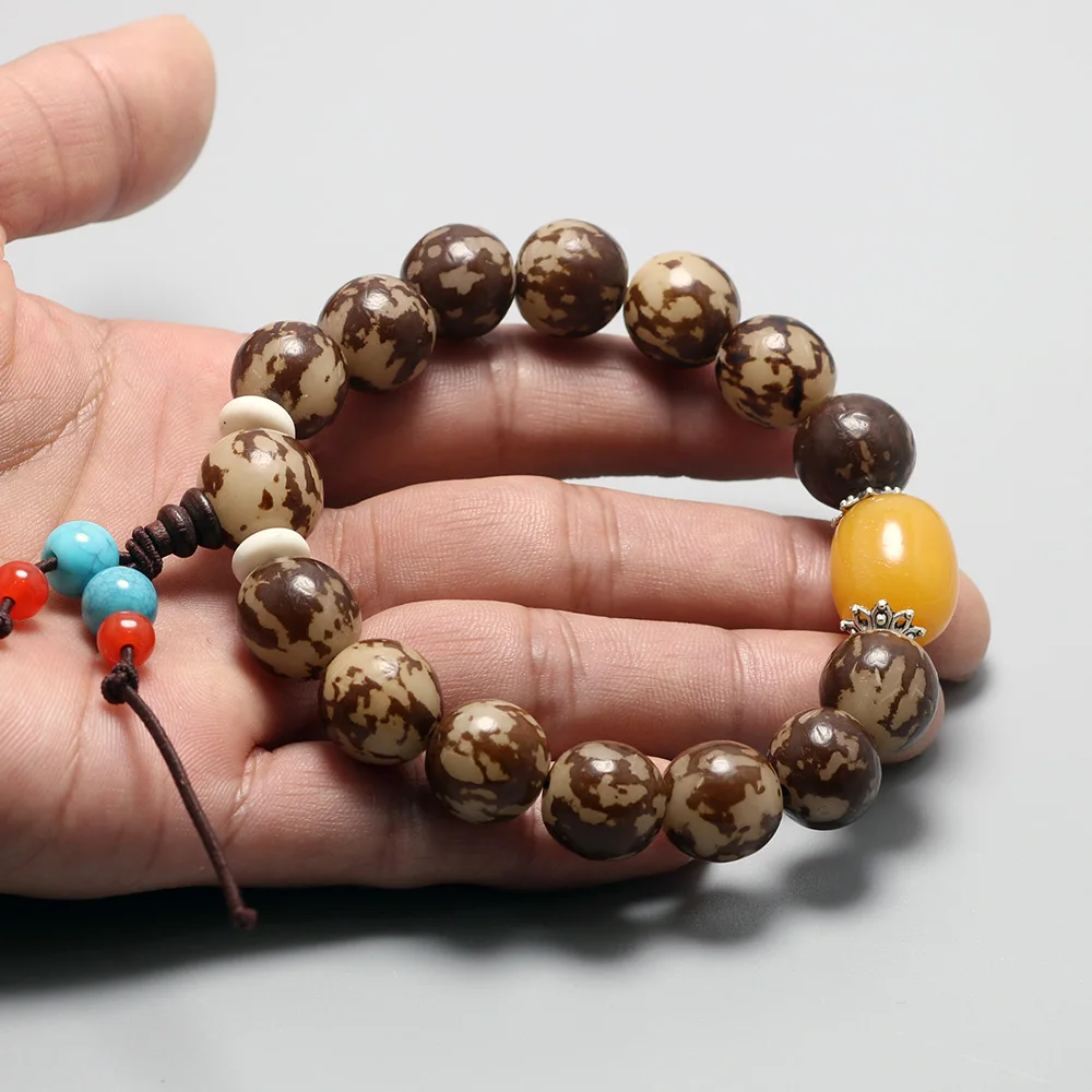 Натуральный бисер Bodhi браслет для женщин и мужчин медитация Йога Этническая