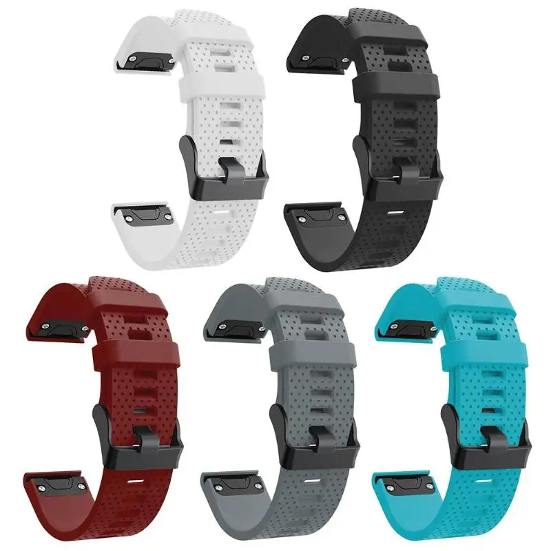 Силиконовый ремешок для часов Garmin Fenix 5s Smart Watch черная Пряжка 20 мм | Электроника