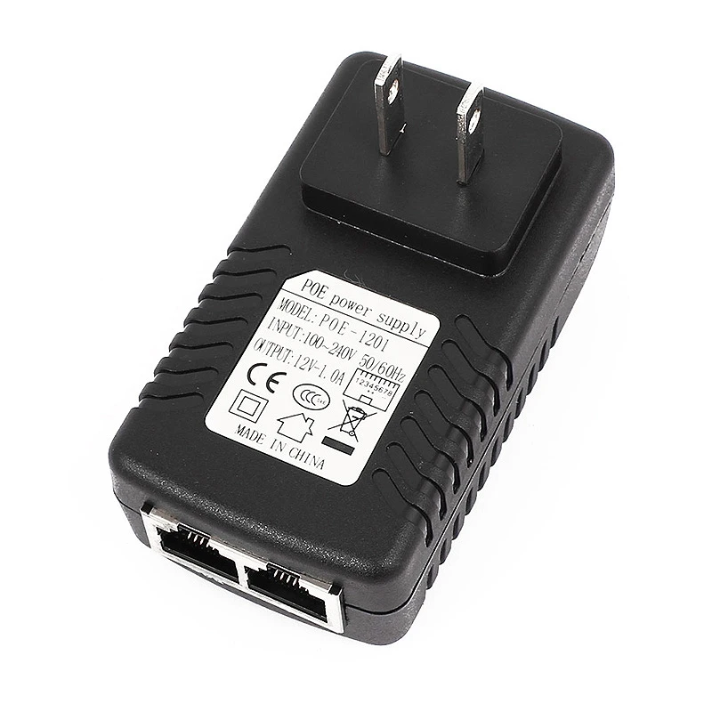 Dc48V 0.5A Poe инжектор сплиттер для Cctv Ip камеры сети коммутатор Ethernet адаптер Us Plug |