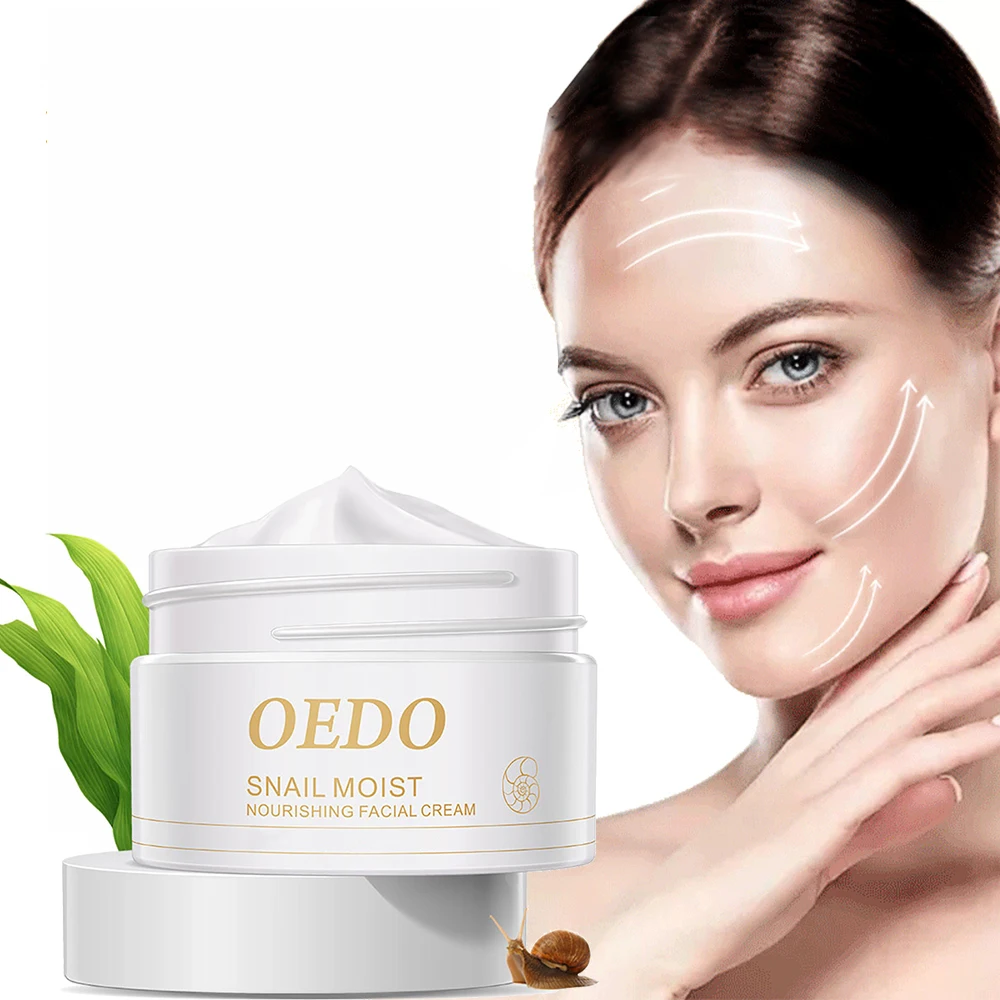 

Snail Nourishing Face Cream Moisturizing Anti-acne Soothing Fades Fine Lines Whitening Brightening Firming Facial Skin Care