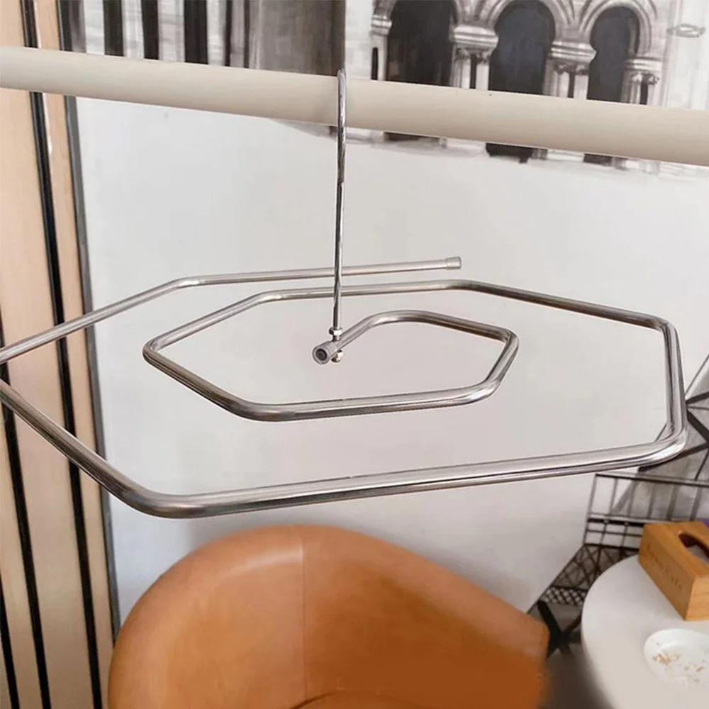 Сушилка спиральная тканевая вешалка для дома простыня одеяло крючок вращающаяся