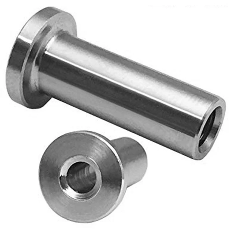 

79Pcs Stainless Steel Protector Sleeves for 1/8 Inch Cable Railing Wood Posts, 24 Pcs a & 55 Pcs B