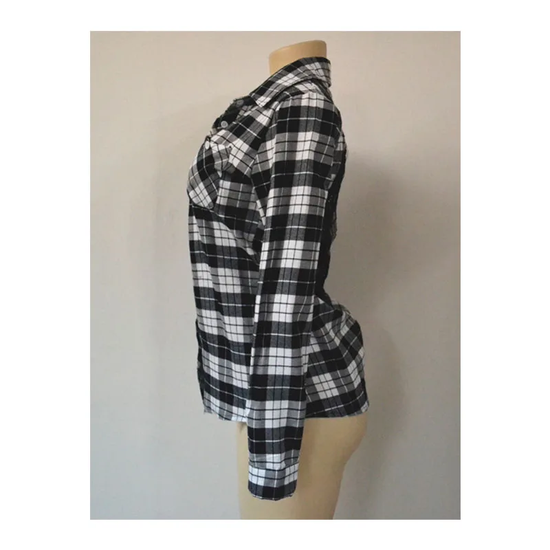 BAMBOOBOY Вышитые череп открытые рубашки осенние женские белые черные Рубашки в