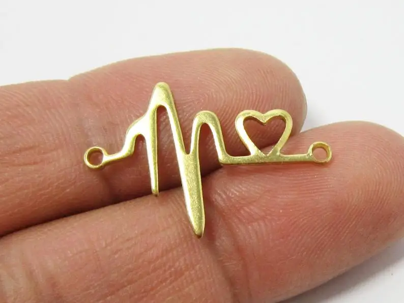 Латунный соединитель для пульса, 27x18 мм, 50 шт, R659