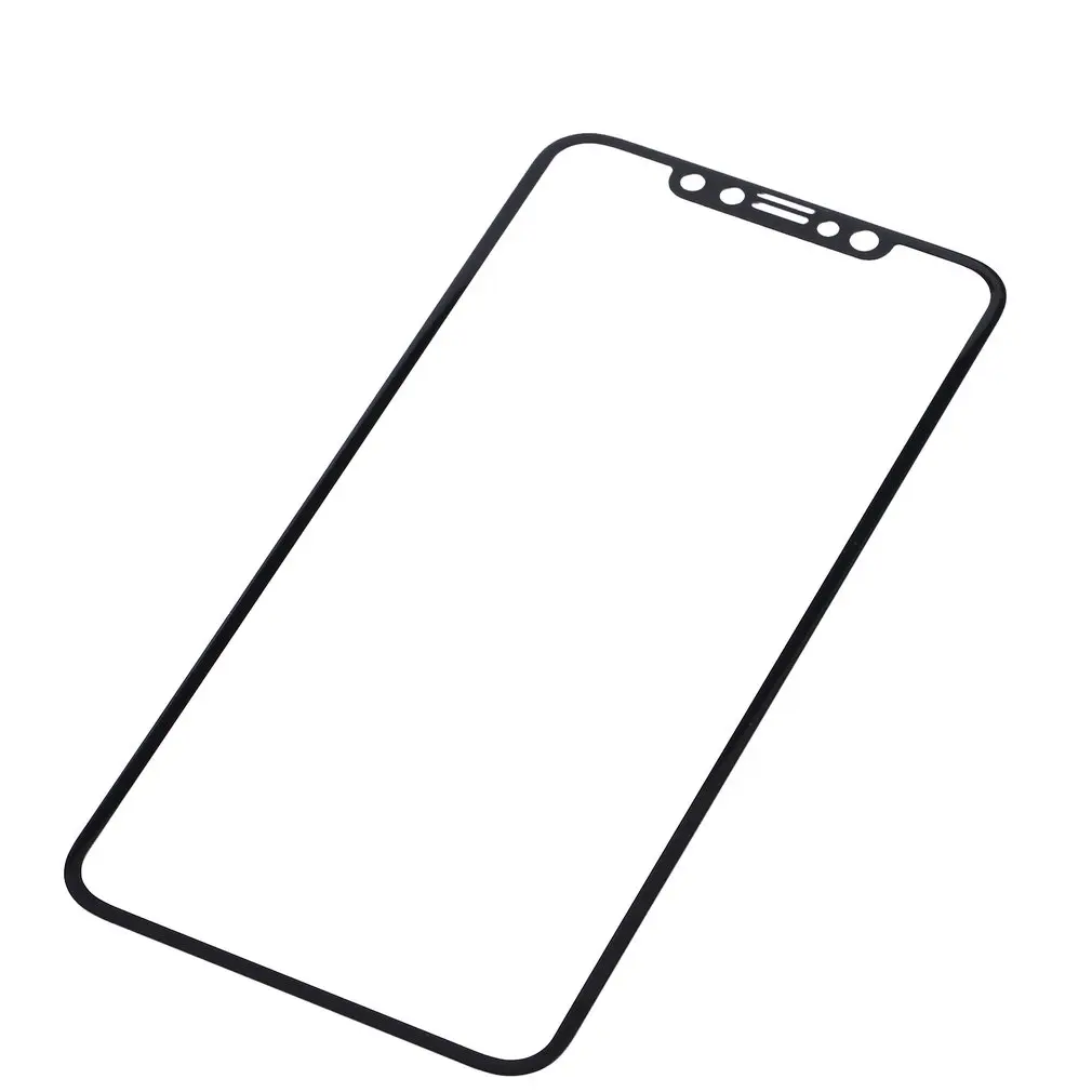 Фото 3D мягкий край черная стальная пленка защита от царапин стеклянная 9H Peep-Proof для iPhone 3D мягкий край черная стальная пленка защита от царапин стеклянная 9H Peep-Proof для iPhone