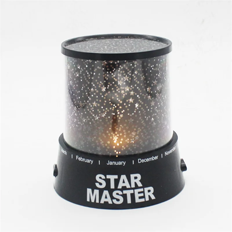Светодиодный проектор светильник в виде Луны Звездный вращающийся Ночной звезды