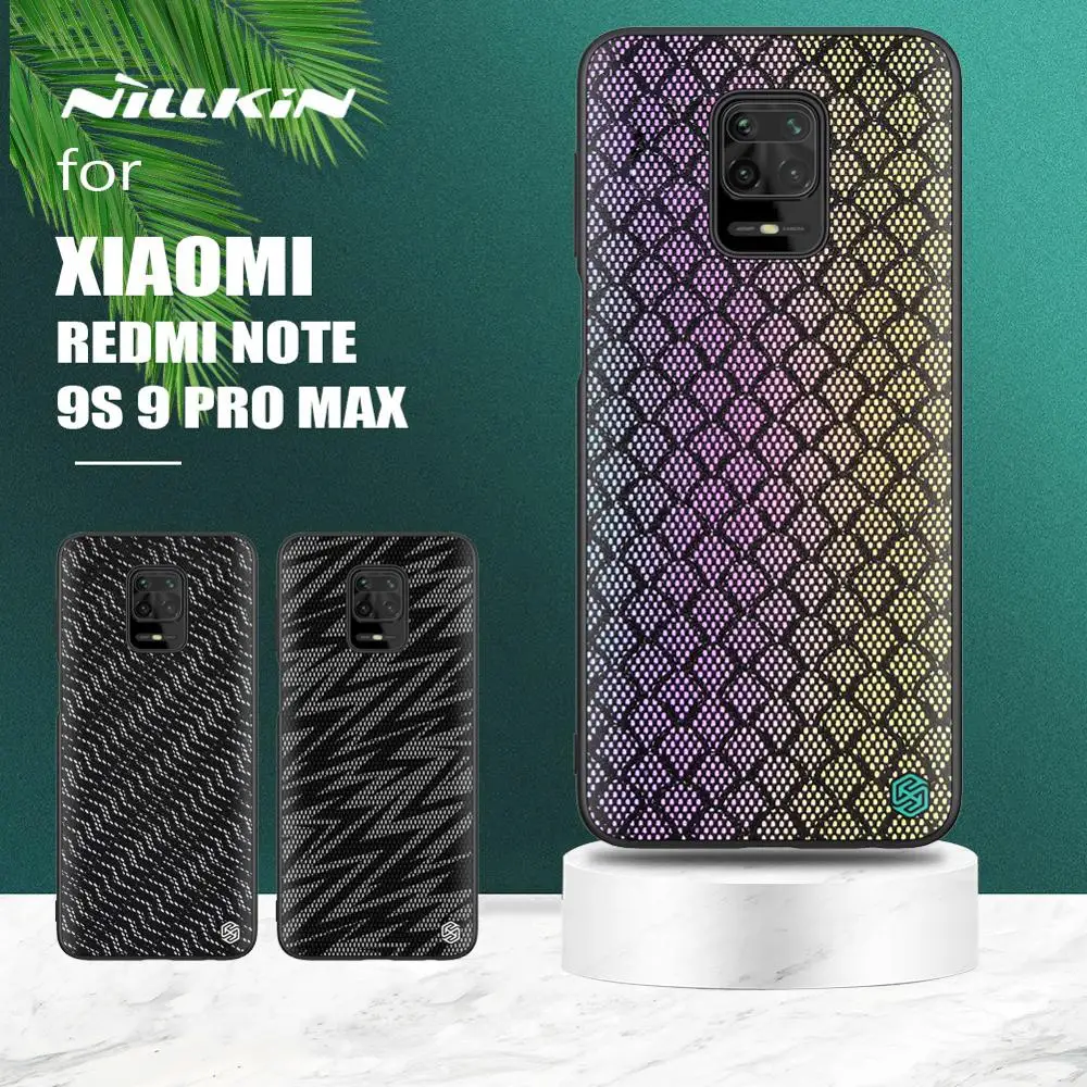 Глянцевый силиконовый чехол Nillkin с мягкими краями для Xiaomi Redmi Note 9S 9 Pro Max |