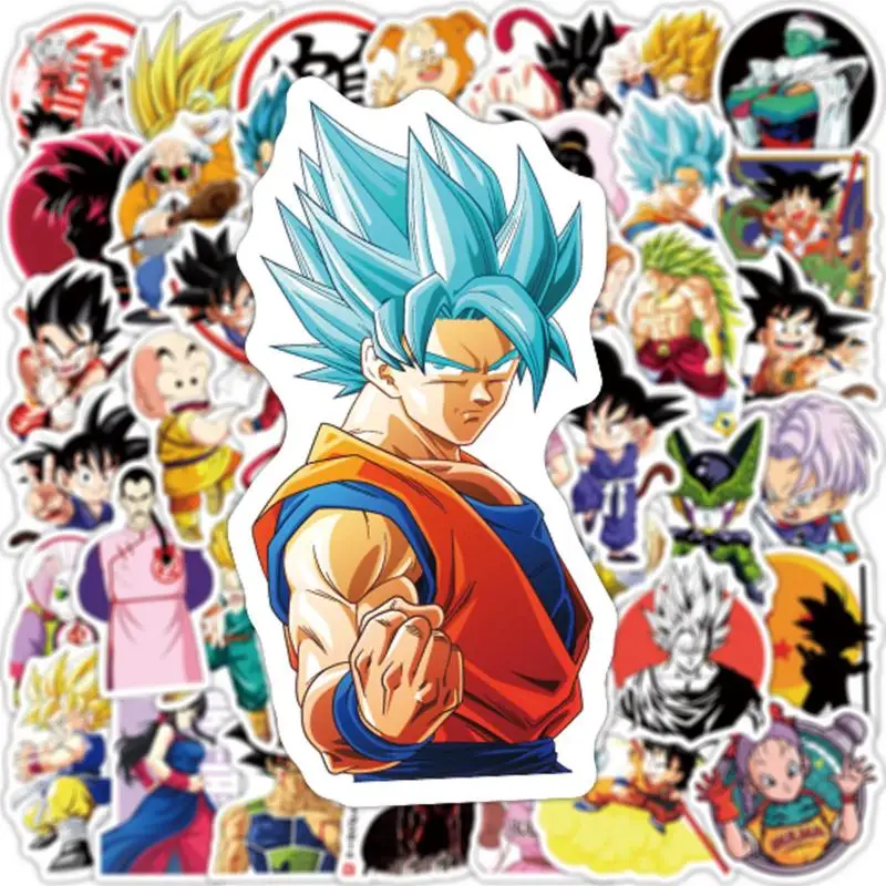 100 шт./компл. японский мультфильм Аниме Драконий жемчуг наклейки