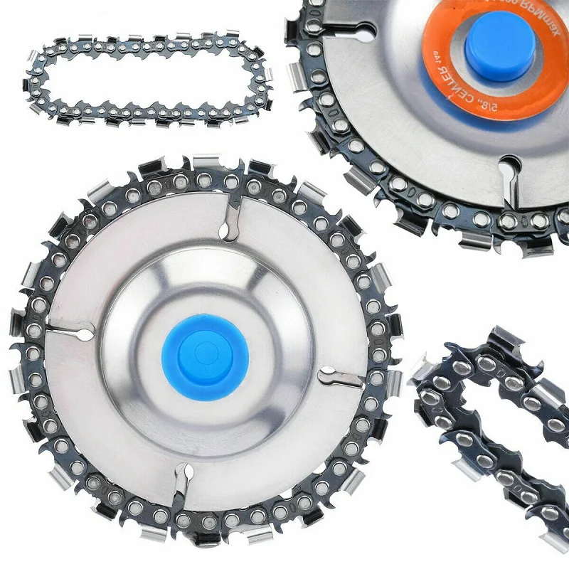 4 дюйма угловый шлифовальник диск 22 зуб цепная пила по дереву Culpting древесины