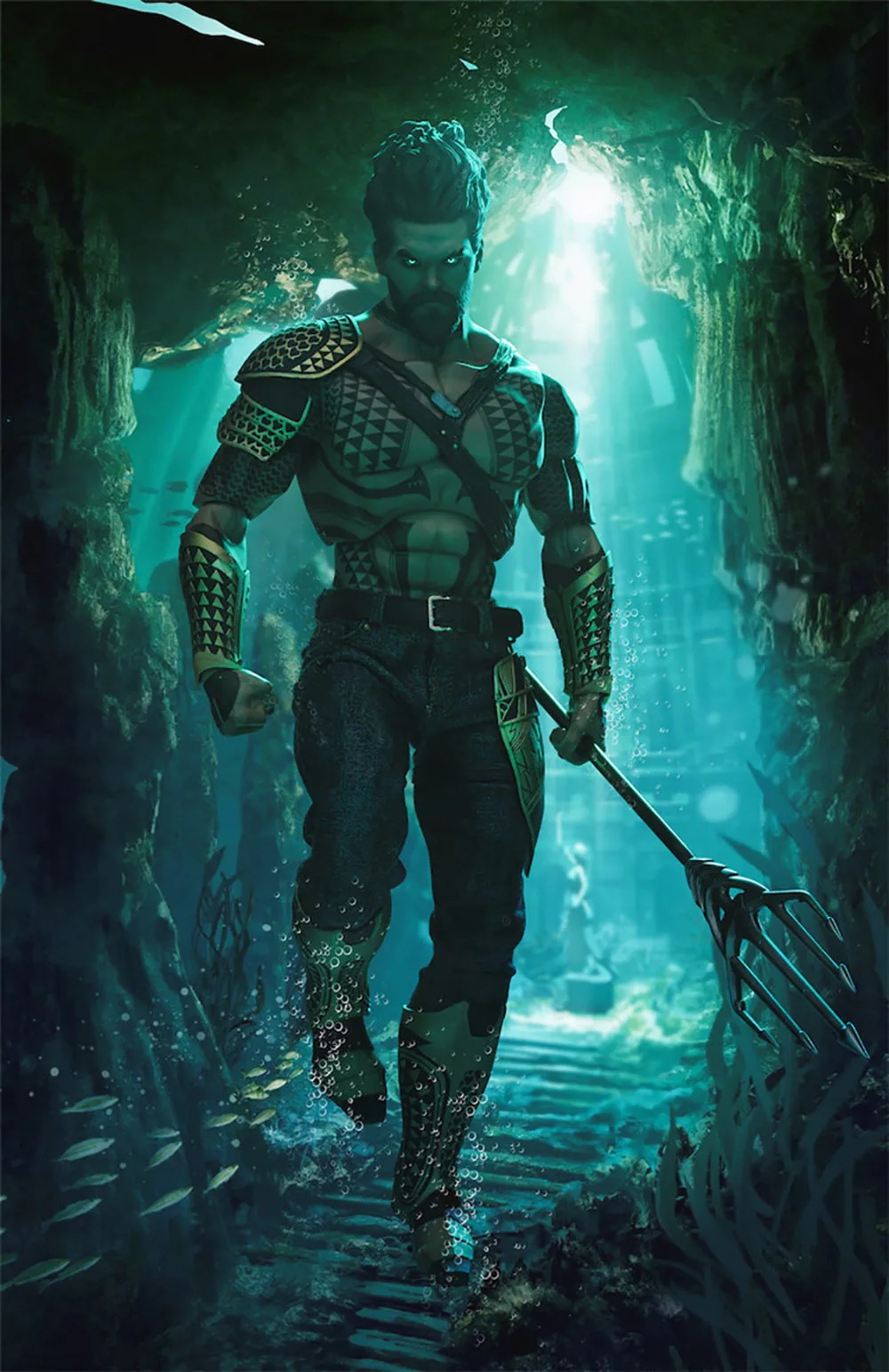 

Art Figures 1/6 AI-05 Atlantis Aquaman Cartoon Characters Action Figure Model for Fans Collection