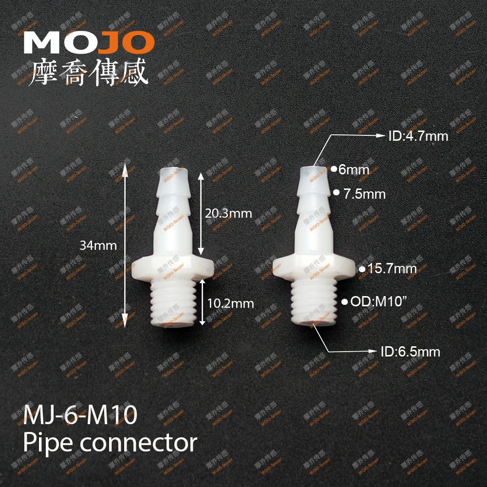 2020 (10 шт./лот) стандартный прямой соединительный элемент с 6 мм на М10 Штекерный для