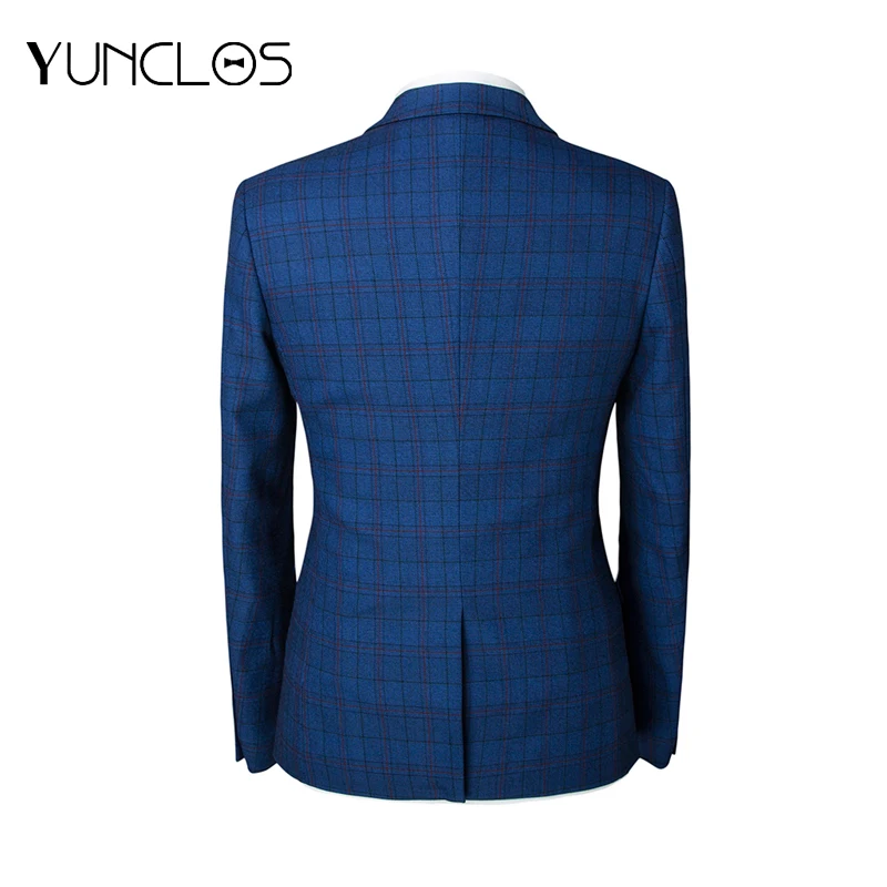 Новый модный костюм из 3 частей деловой мужской жениха для свадебной вечеринки