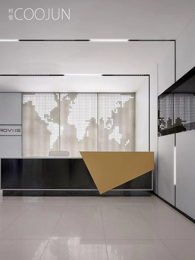 Новое поступление креативные алюминиевые встраиваемые направляющие 24 В длиной 34