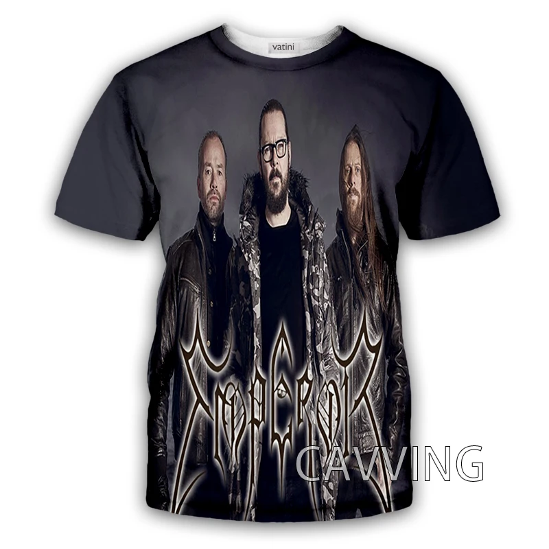 Повседневные футболки CAVVING с 3D принтом императорской группы Стильные топы в