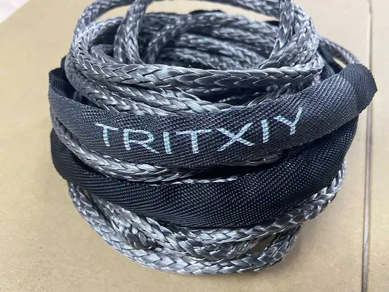

TRITXIY Ropes and synthetic ropes 7700LBs Car Towing Ropes Durable Synthetic Winch Line Cable Rope