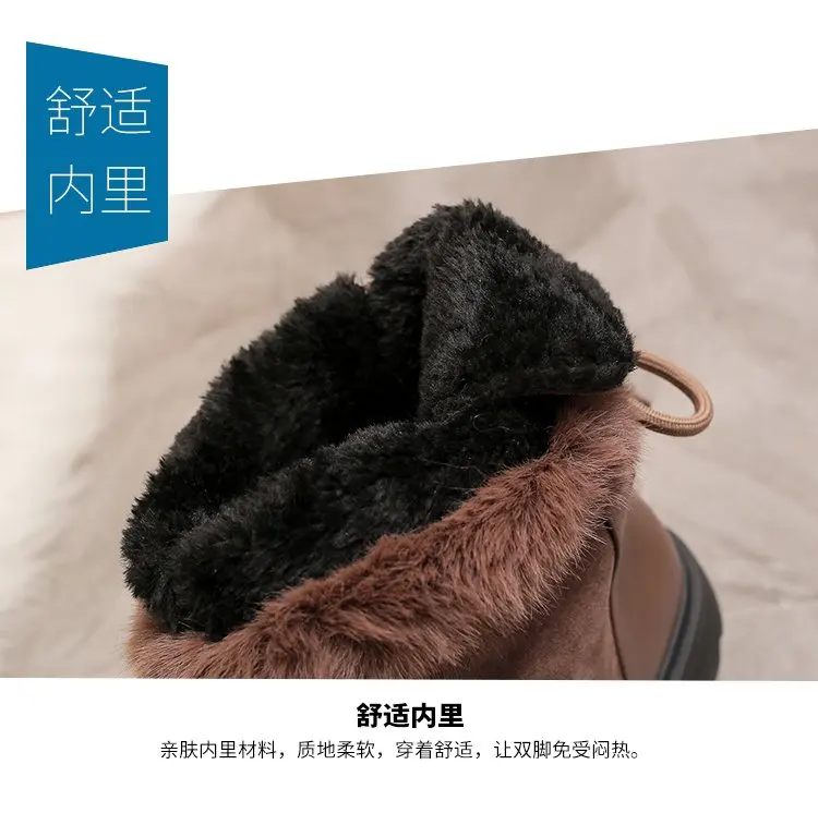 Лидер продаж Зимние Модные женские ботинки для подростков сохраняющие тепло