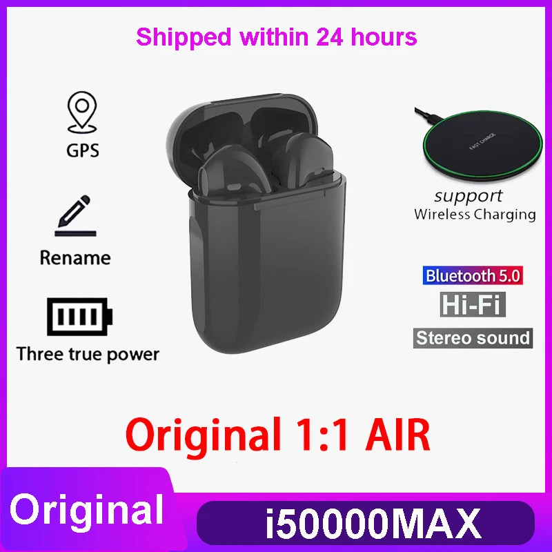 

2021 Original i50000 MAX Tws Wireless Earphone Rename Bluetooth 5.0 Super Earbuds PK i1000 i2000 i30000 i9000 i500 i30 i60 tws