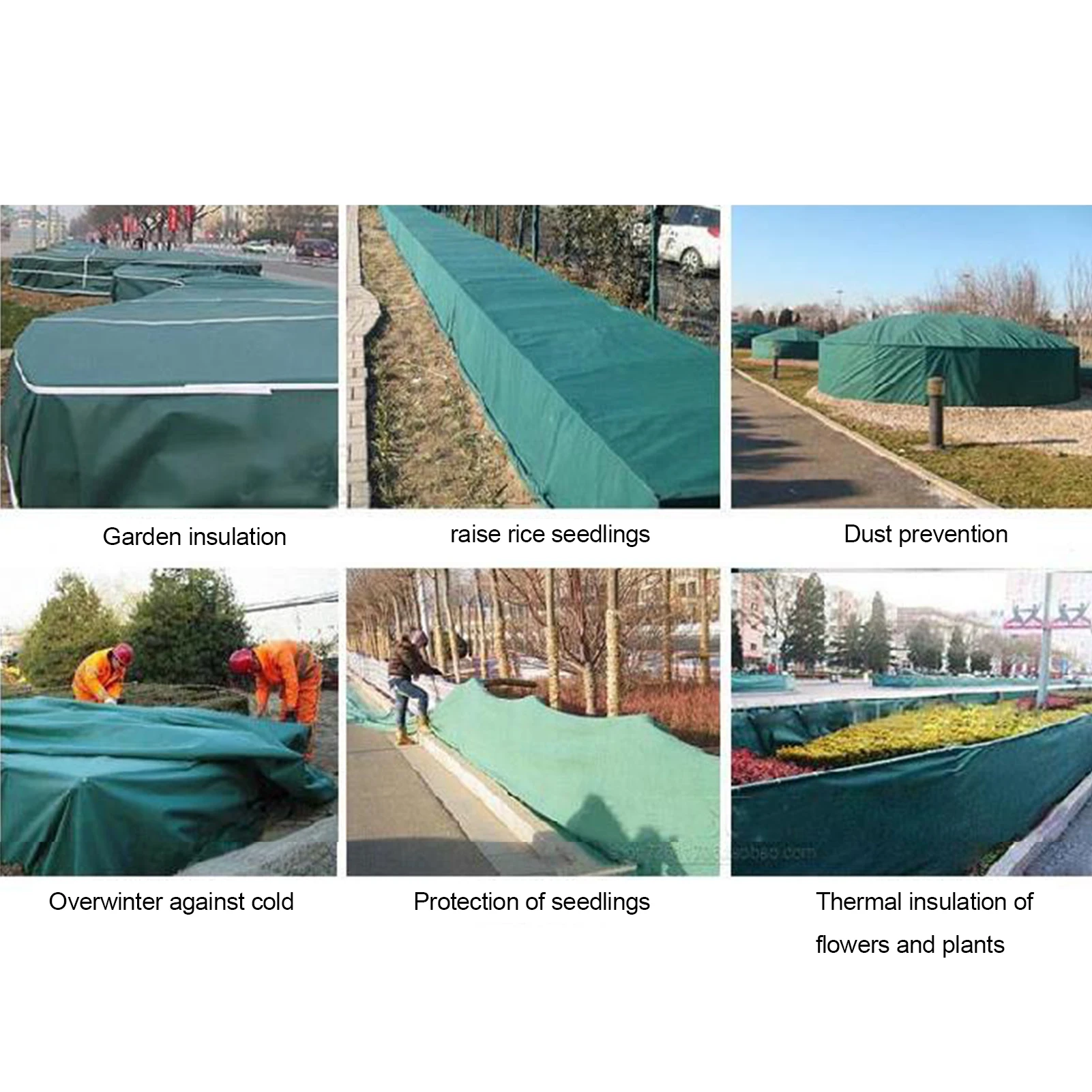 

Plant Non-Woven Fabric Warm Wraps Trees Protective Anti Freezing Windproof Cover