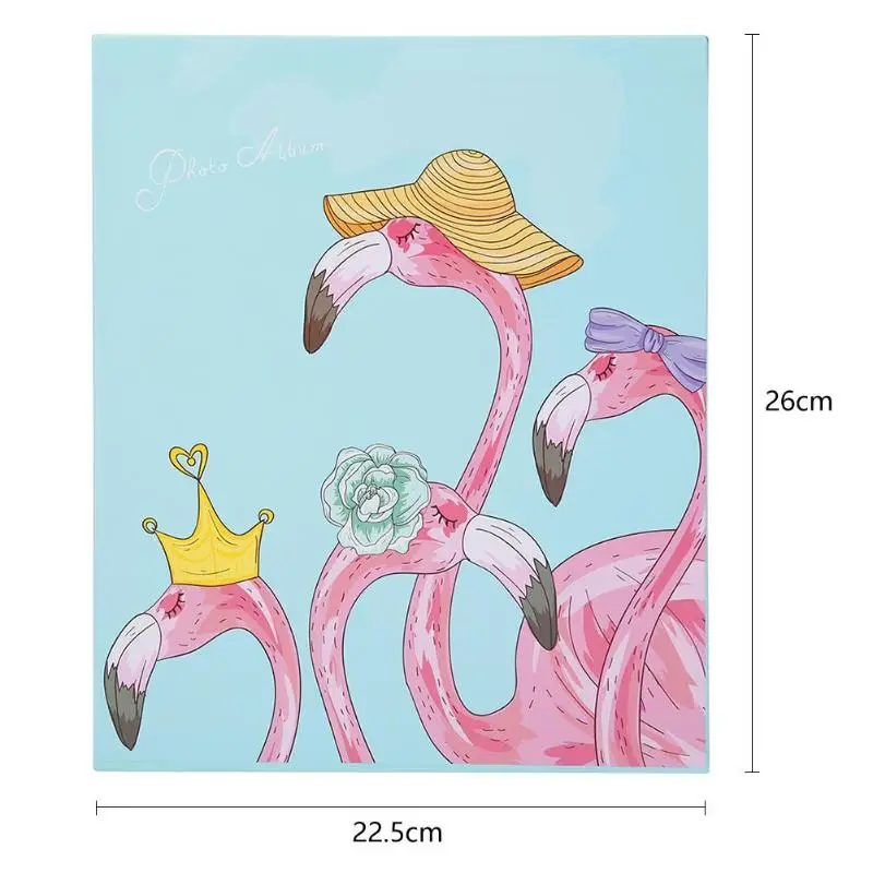 Flamingo 4D Вставить фотоальбом стиль книги фотоальбом легкий и нежный изящный и красивый семья любителей памяти скрапбук - Цвет: Flamingo
