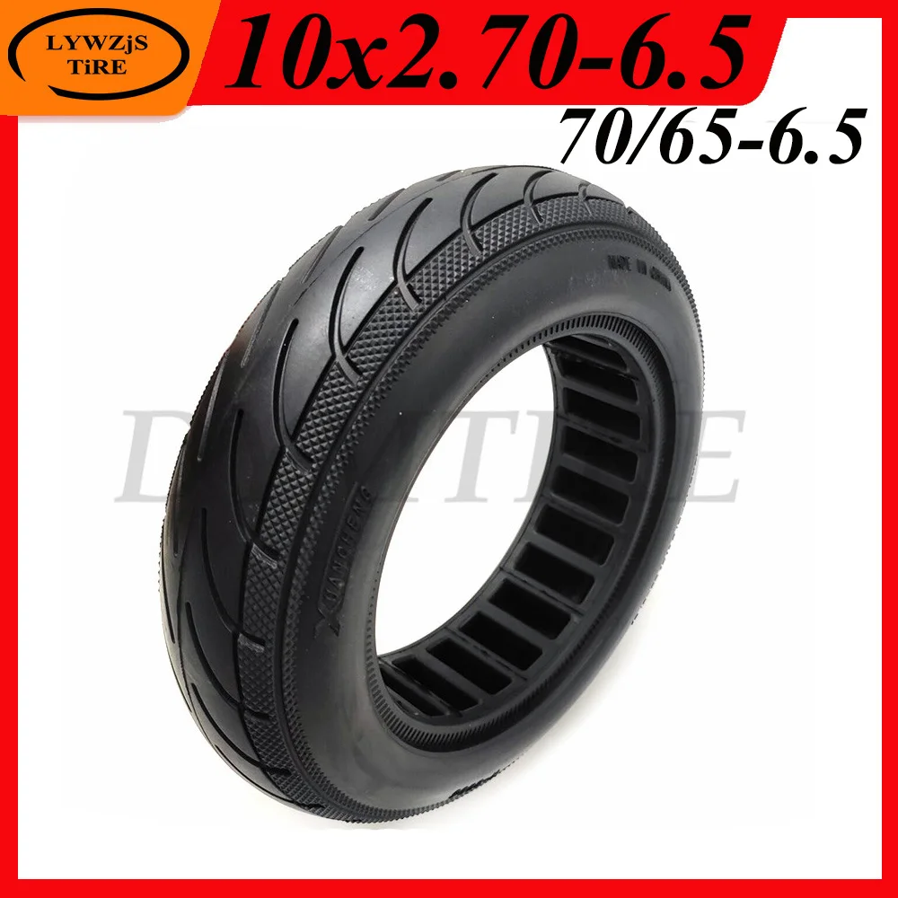 

10 Inch 10x2.70-6.5 Solid Tire 70/65-6.5 Universal Explosion-Proof Non-Pneumatic Tyre for Electric Scooter Self-balancing Car