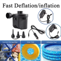 electric air pump portable quick fill car adapter air pump for inflatable pool float inflatable cushions home specialty tools