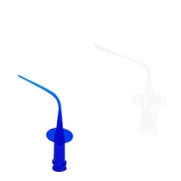 100pcs disposable dental irrigation syringe tip blue calcium hydroxide paste transport head conveyor dentist materials tool