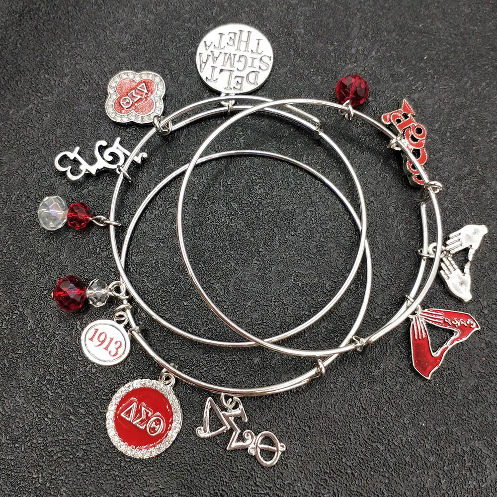 Ручная работа Искусственный Красный Кристалл греческая буква 1913 Handsigh Oooop