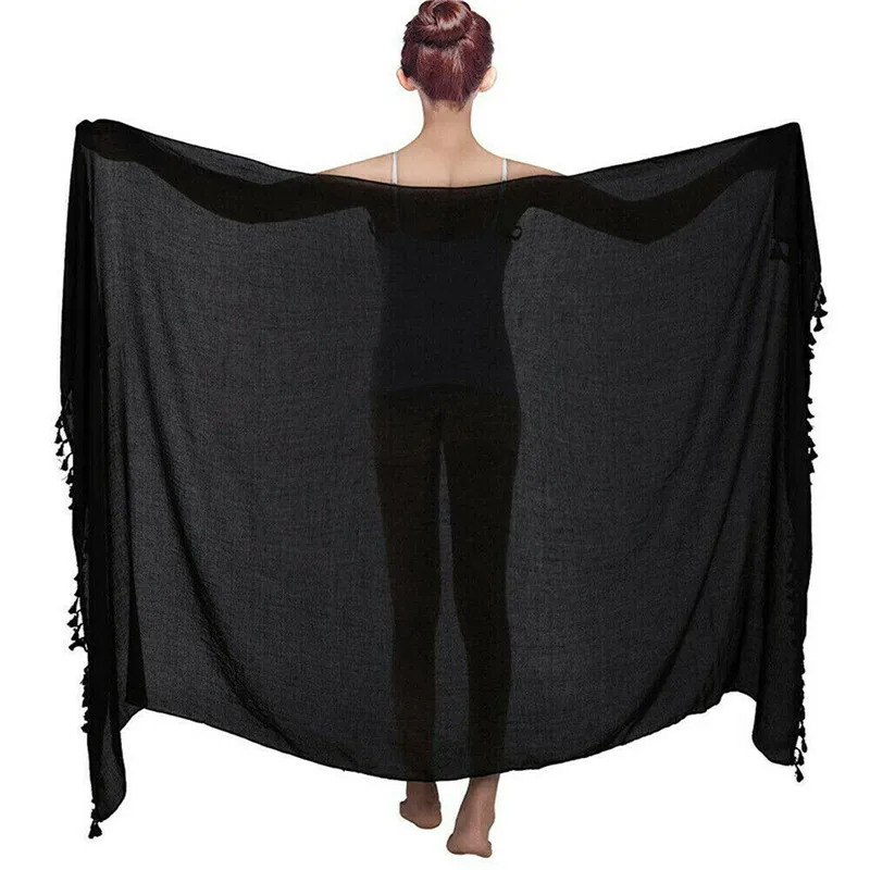 Модная женская одежда хлопковая Сексуальная Пляжная накидка бикини купальник с