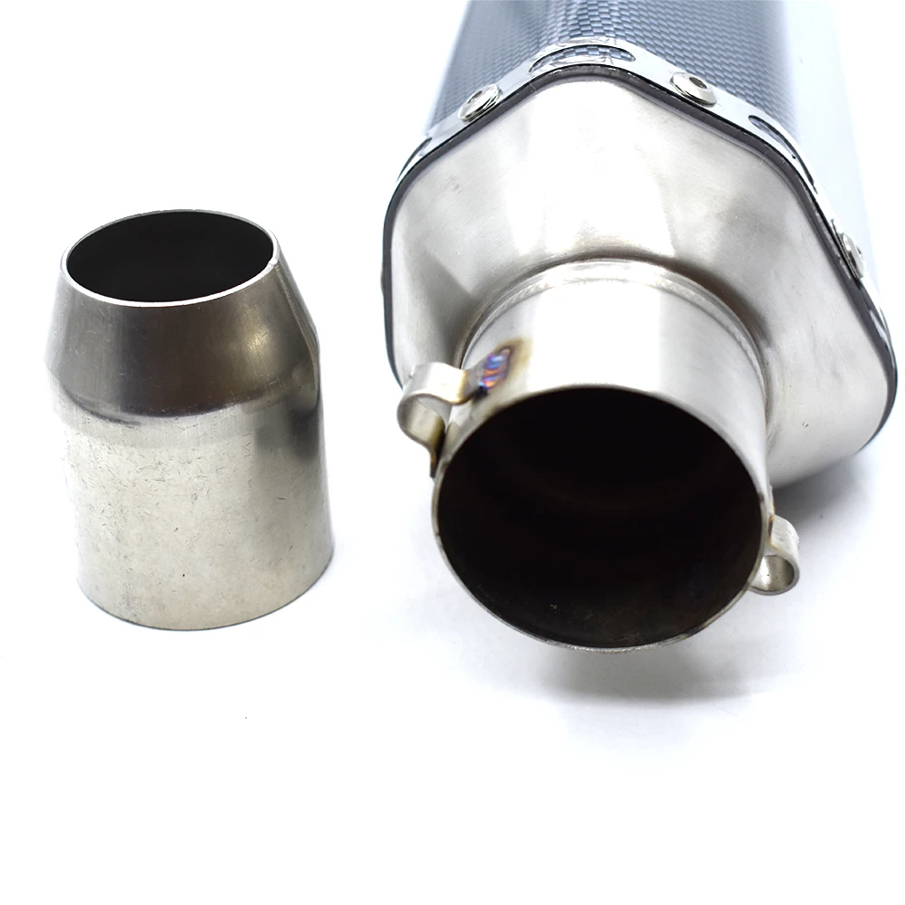 51 мм Универсальные мотоциклетные детали выхлопной трубы из нержавеющей стали