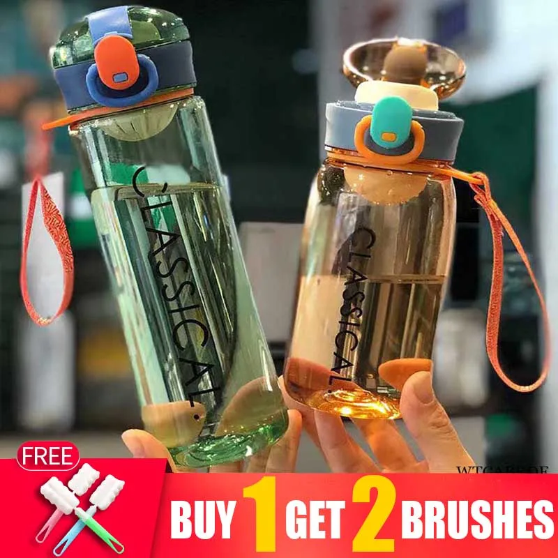 0.5L 0.4L 500ml 400ml Orange Oversized Sport Water Bottle Portable Space bottle bottled Sports Nutrition Custom Shaker BottleS