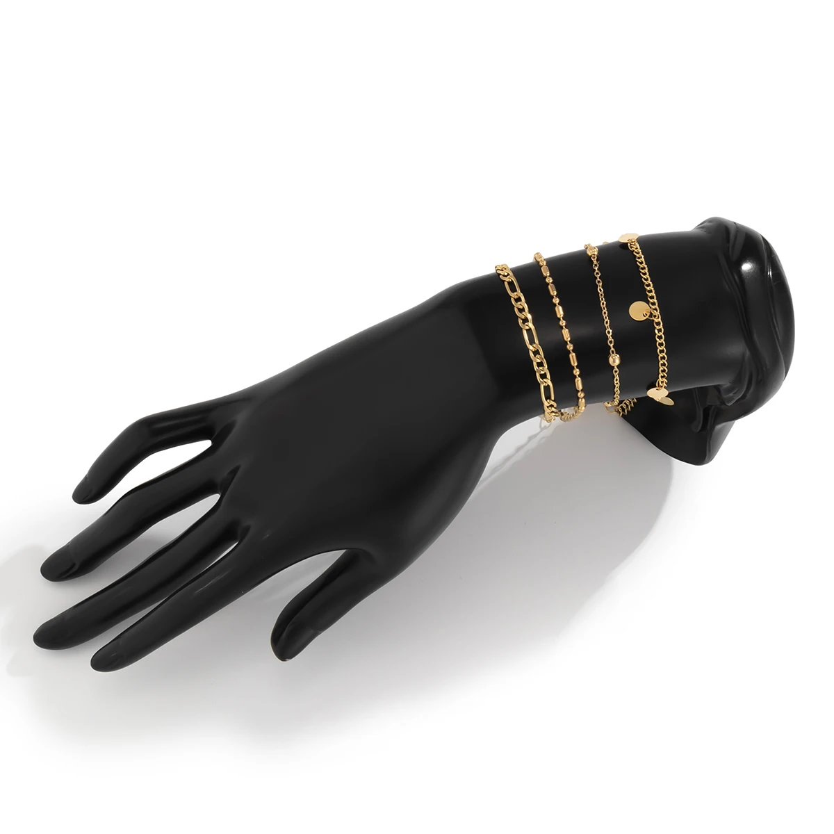 

Boho Gold Color Tassel Sequin Chain Bracelets Set Women Punk Simple Thin Link Exquisite Bracelet Femme Wrist Charm Jewelry 2021