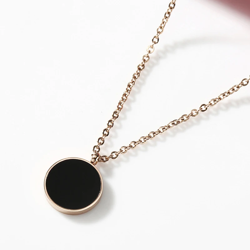 Современные стильные геометрические ожерелья с подвеской женские модные