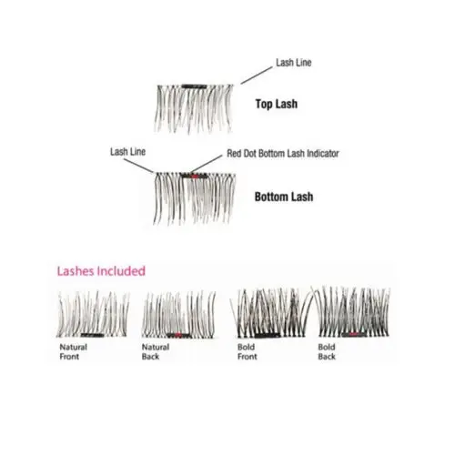 3 секунды ресниц магнитные ресницы Косплей Набор с пинцетом 3D Многоразовые