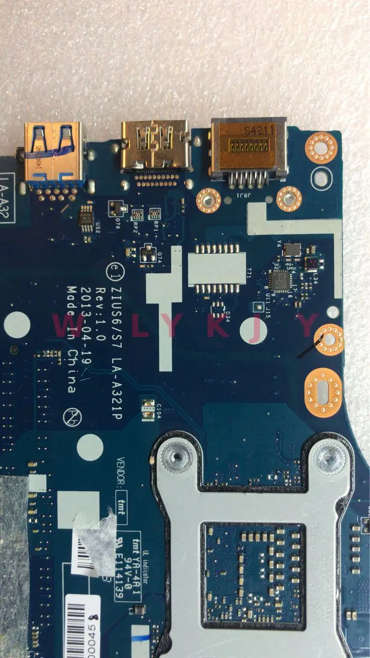 KTUXB ZIUS6 / S7 LA-A321P материнская плата для Lenovo S410 S40-70 ноутбука Pentium CPU 2957U DDR3 100% |