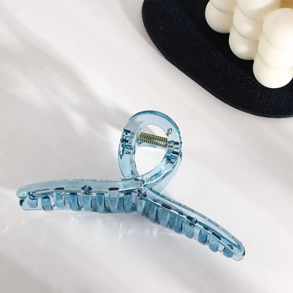 

Sweet Geometric Female Korean Hair Accessories Transparent Hair Claw Acrylic Shark Clip