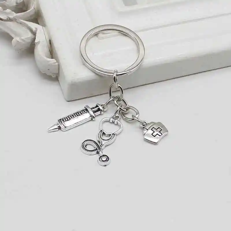 Очаровательная новая медицинская коробка Медсестры Медицинский брелок