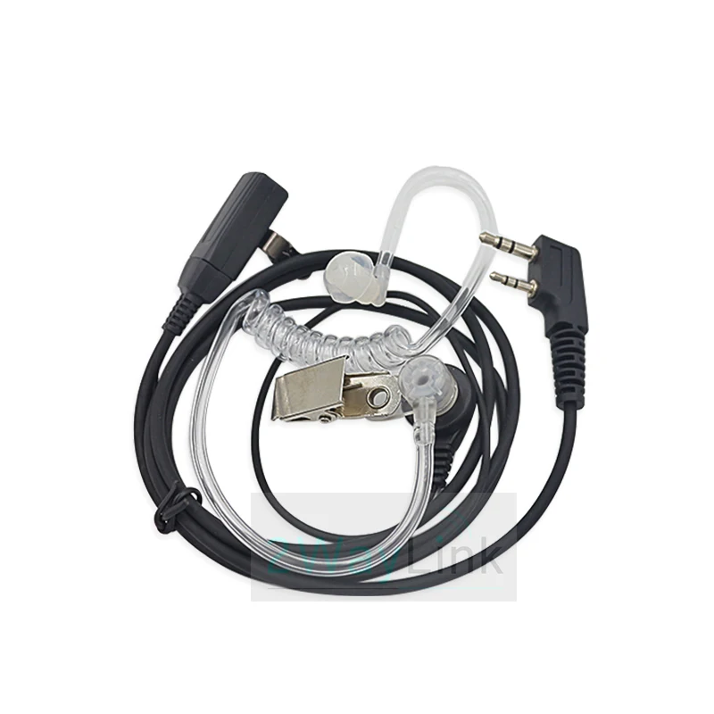 5 шт. PTT Mic Air Акустическая трубка портативная рация с наушниками гарнитура для Kenwood