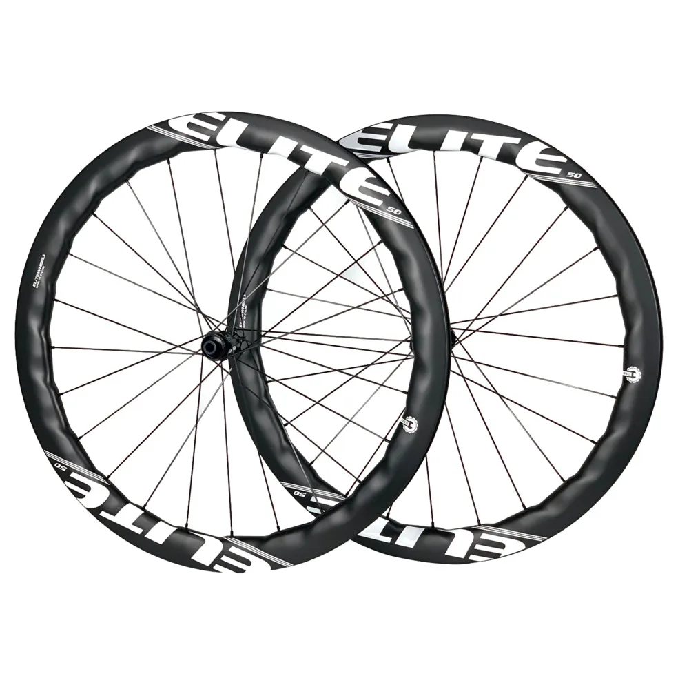 ELITEWHEELS BWS Road Disc Carbon Wheels Center Lock/6 Bolt Lock Hub 24/24 Hole New Arrivals 50mm Depth Wheelset For Cyclocross | Спорт и