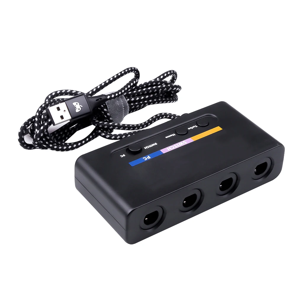 4 порта USB адаптер конвертер для контроллеры GameCube переключения NS или PC Ручка