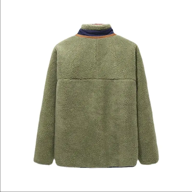 Осенне-зимняя флисовая куртка для мужчин и женщин уличное теплое пальто из