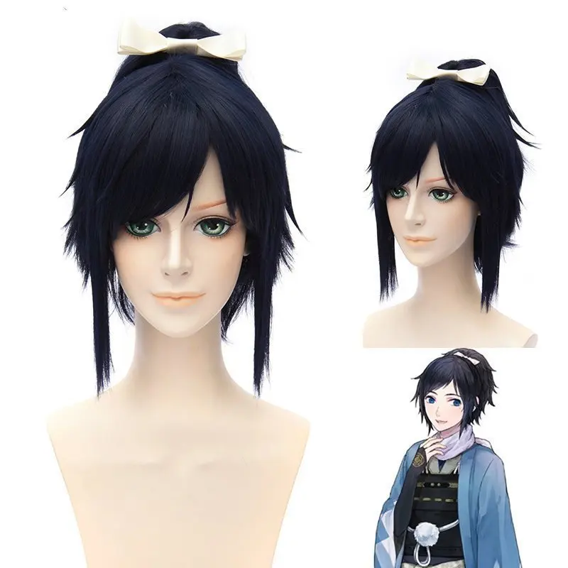 (Алиса парик 101) термостойкие волокна волос синтетические волосы Аниме Touken Ranbu Online