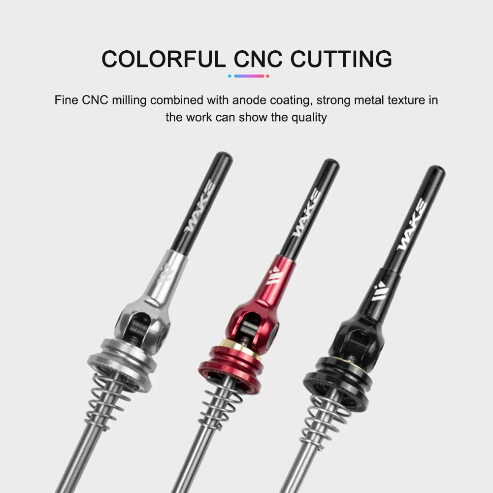 

1 Pair Mountain Bikes Quick Release Skewer Lever MTB Bicycle Cycling Front Rear Axle Wheel Hub Lightweight Quick Skewer Parts
