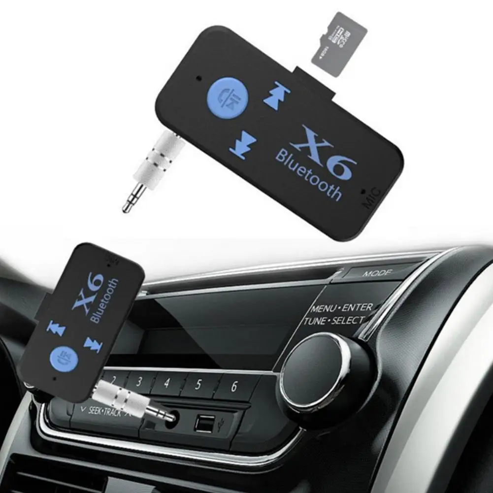 Автомобильный Bluetooth-ресивер 3 в 1 5 мм Aux TF-карта | Автомобили и мотоциклы