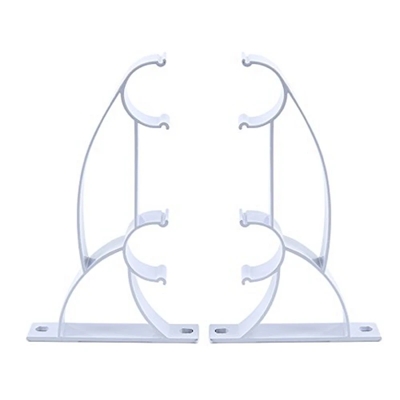 Двойной держатель штанги занавес Полюс кронштейн сверхмощный металлический