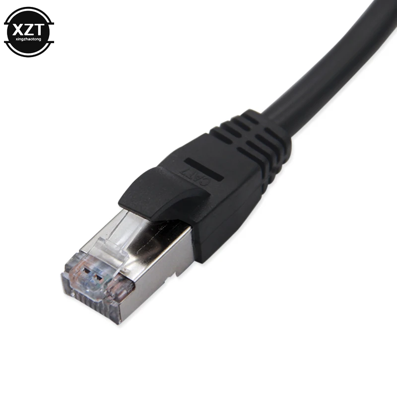 RJ45 Сплиттер 1 папа до 2/3 мама порты rj45 адаптер кабель Ethernet сеть LAN разъем