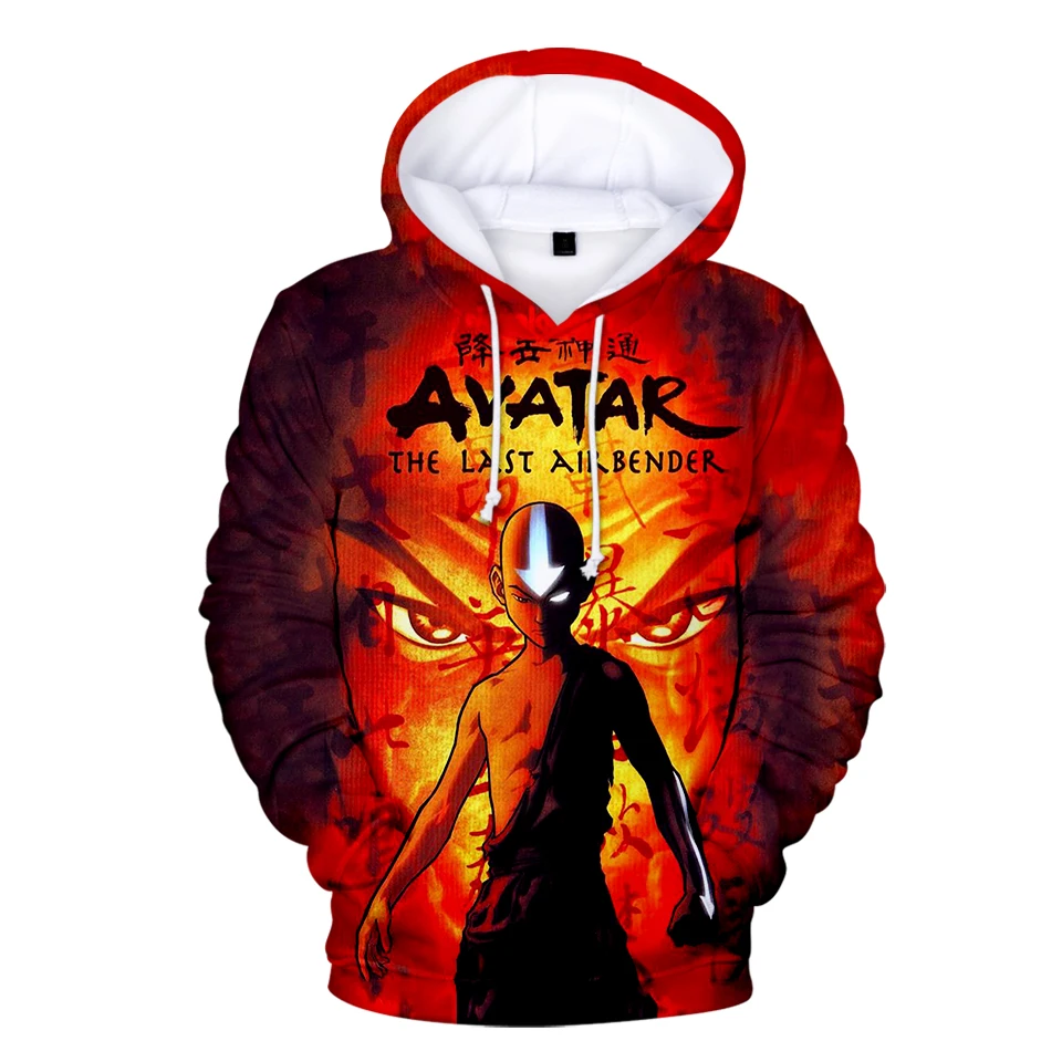Толстовка с аниме Последний Воздушный Бандер мужская и женская одежда Аватар для
