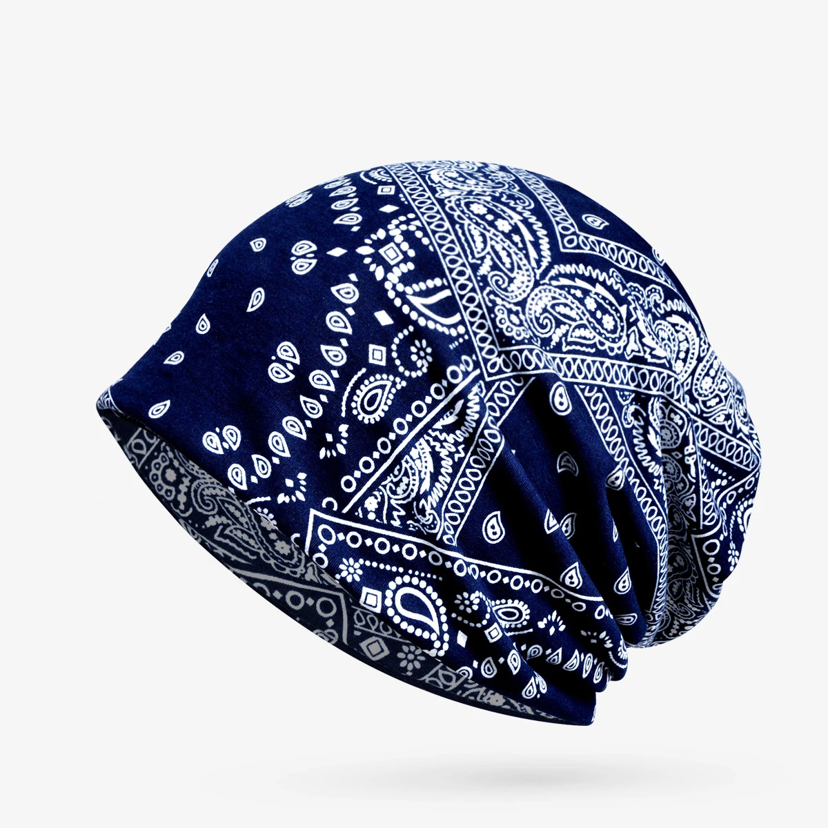 

Spring Summer Bonnet Hat For Men And Women Knitted Solid Color Dual Purpose Skullies Beanies Casual Soft Turban Hats Hip Hop