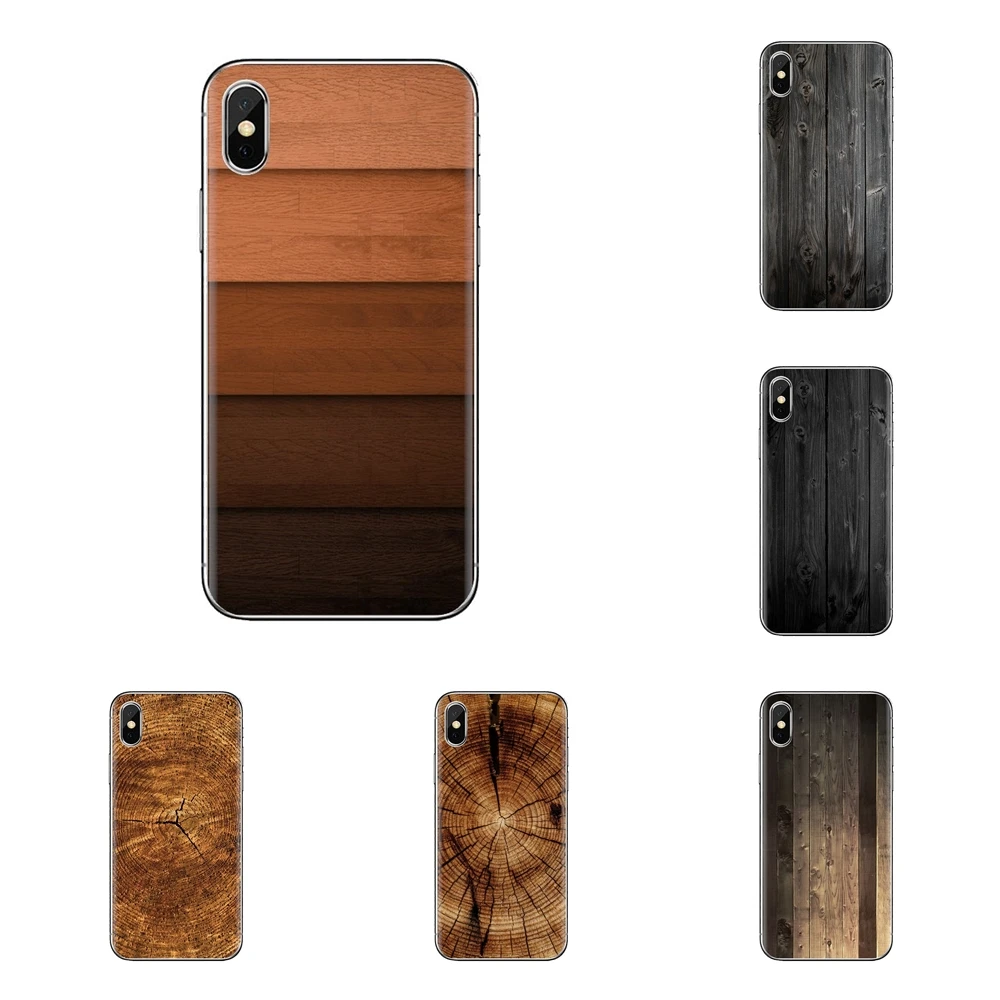 Для iPhone XS Max XR X 4 4s 5 5S 5C SE 6 6S 7 8 Plus samsung Galaxy J1 J3 J5 J7 A3 A5 текстура дерево силиконовый