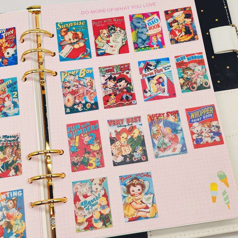 

Nostalgic Retro Poster Collage Sticker Travel Junk Journal Stickers DIY Scrapbooking Craft Diary Album Decorative